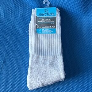 Men's White Athletic Socks